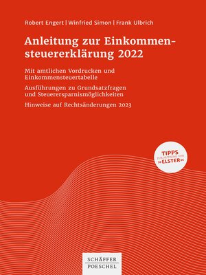 cover image of Anleitung zur Einkommensteuererklärung 2022